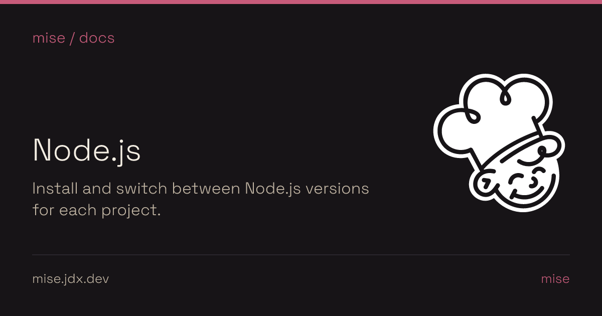 Node.js | mise-en-placeのサムネイル